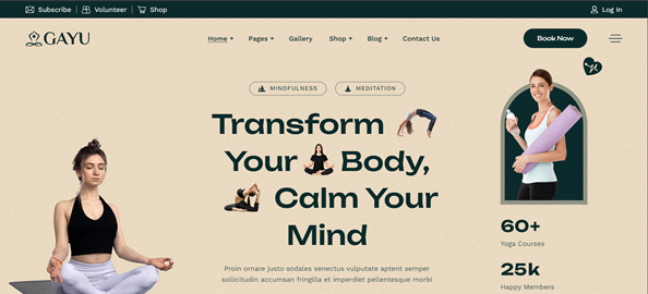 Yoga Studio Website